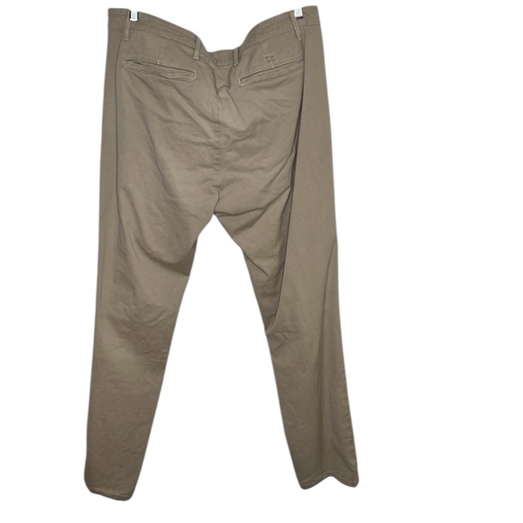 Adriano Goldschmied Supply Tan Standard Issue Slim Khaki Pants Men Size 36 SPOT - Picture 4 of 6